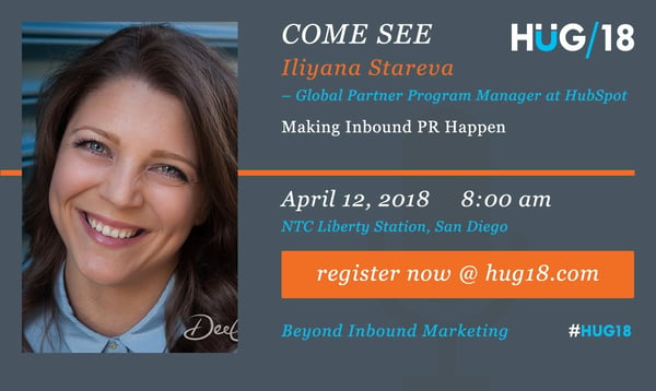 SDHUG_SpeakerAnnouncement_Iliyana_HUG18